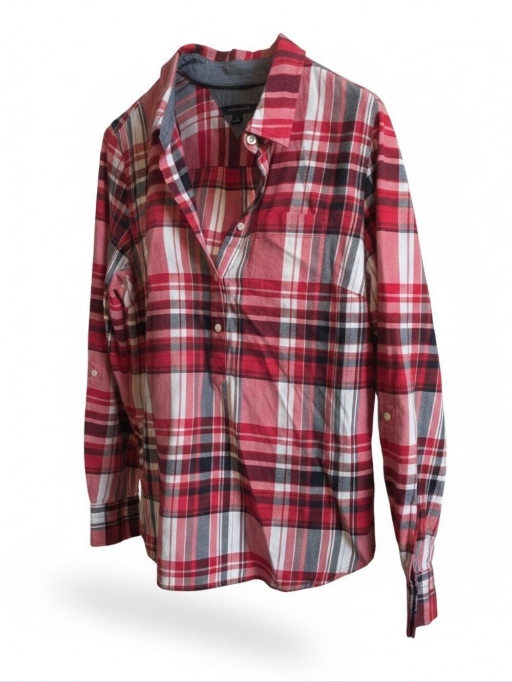 Tommy Hilfiger Red Plaid Shirt